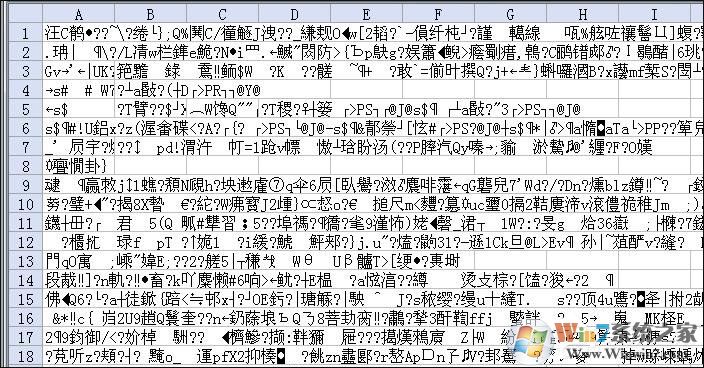 Win7系統(tǒng)下Excel表格亂碼如何修復(fù)？