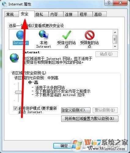 Win7如何設(shè)置可信任站點(diǎn)？