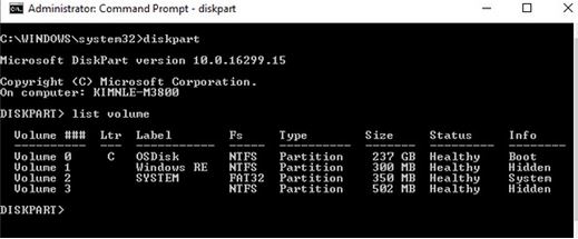 win10更新RS4出現(xiàn):磁盤空間用完 無法刪除的解決方法