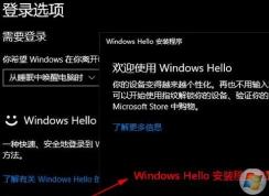 win10 Windows Hello安裝程序 點擊設置 閃退的有效解決方法