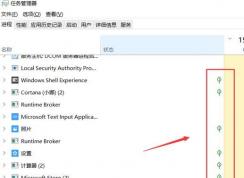 win10系統(tǒng)任務(wù)管理器綠色小葉子圖標(biāo)怎么去掉？（已解決）