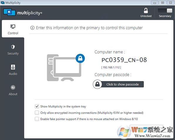 Stardock Multiplicity(多屏鍵鼠控制)v3.44破解版(含破解補(bǔ)丁+破解方法)
