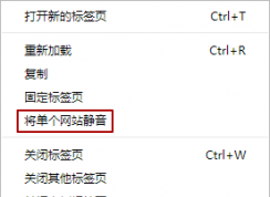 谷歌瀏覽器設(shè)置標(biāo)簽頁靜音的方法(開啟單個(gè)標(biāo)簽靜音)