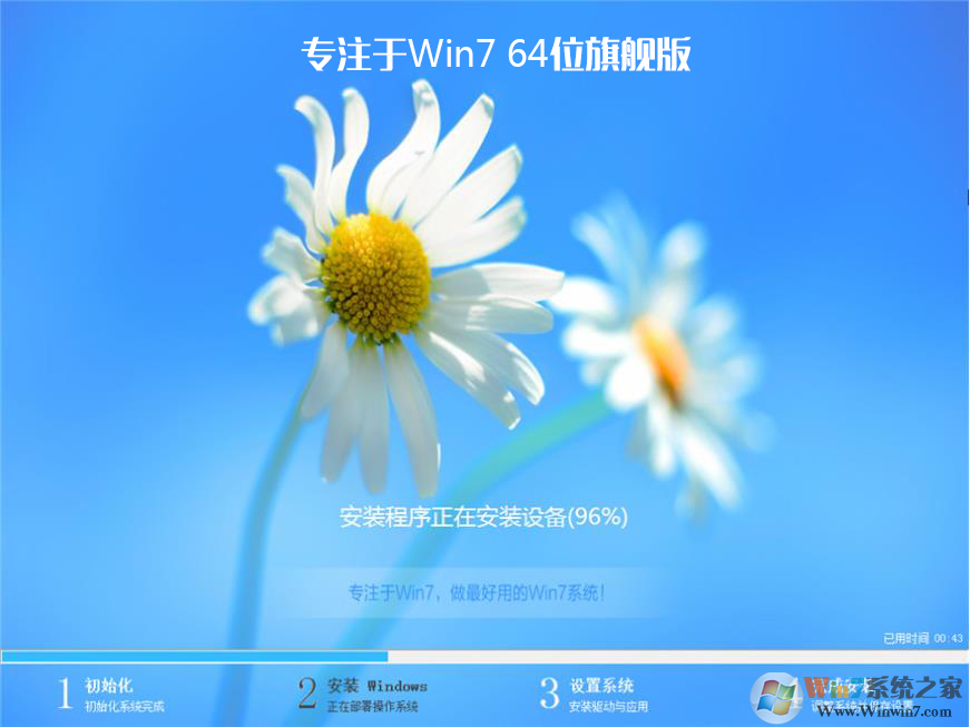 【專注于Win7】WIN7 64位旗艦版(高性能版帶USB3.0,NVMe驅(qū)動)v2019.08