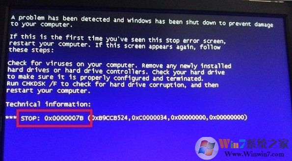 Win7系統(tǒng)裝XP遇到0x0000007B藍屏怎么辦?