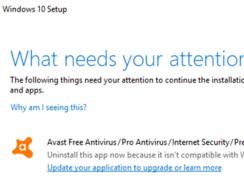 微軟阻止AVAST/AVG殺毒軟件用戶升級Win10 1909因?yàn)榧嫒輪栴}