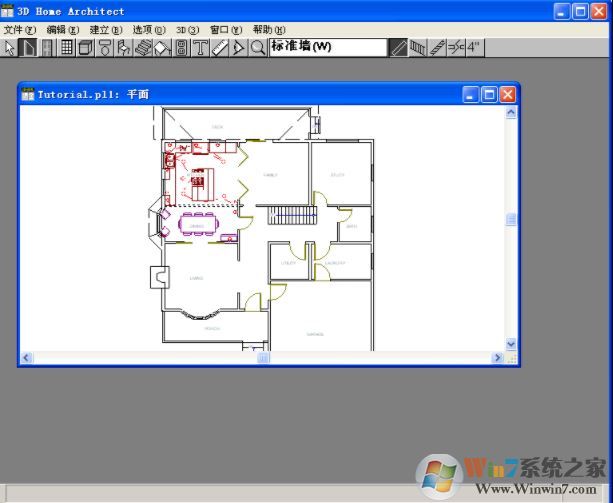 3Dhome下載_3D Home Architect(戶型畫圖)v4.0 綠色漢化版