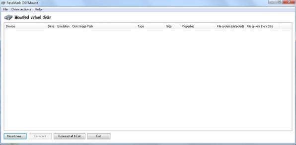 OSFMount中文版_OSFMount(虛擬光驅(qū))v3.0.1005 綠色中文版