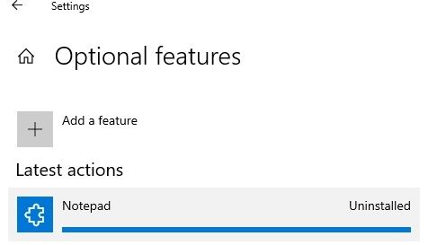 Windows 10新版記事本(Notepad)將成為可選功能