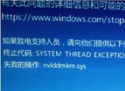 Win10經(jīng)常藍(lán)屏nvlddmkm.sys錯(cuò)誤解決方法