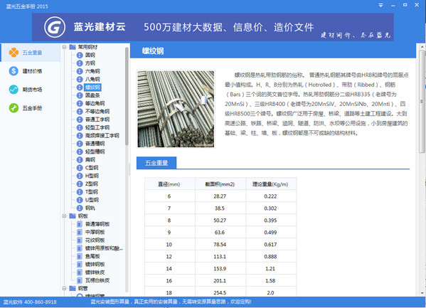 藍(lán)光五金手冊(cè)2015 V3.6 綠色版