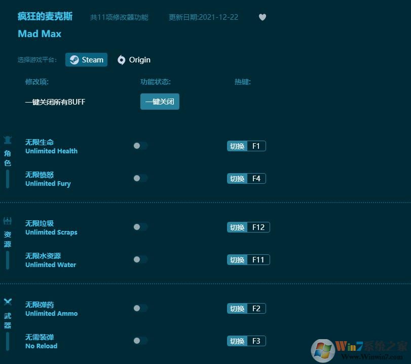 瘋狂的麥克斯十一項修改器 v1.5.58