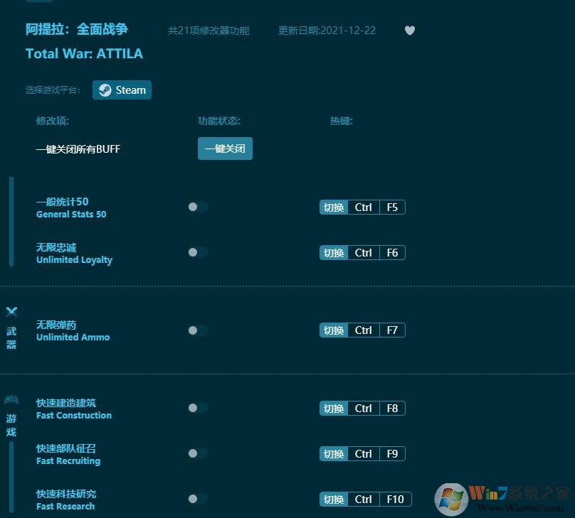 阿提拉全面戰(zhàn)爭(zhēng)修改器