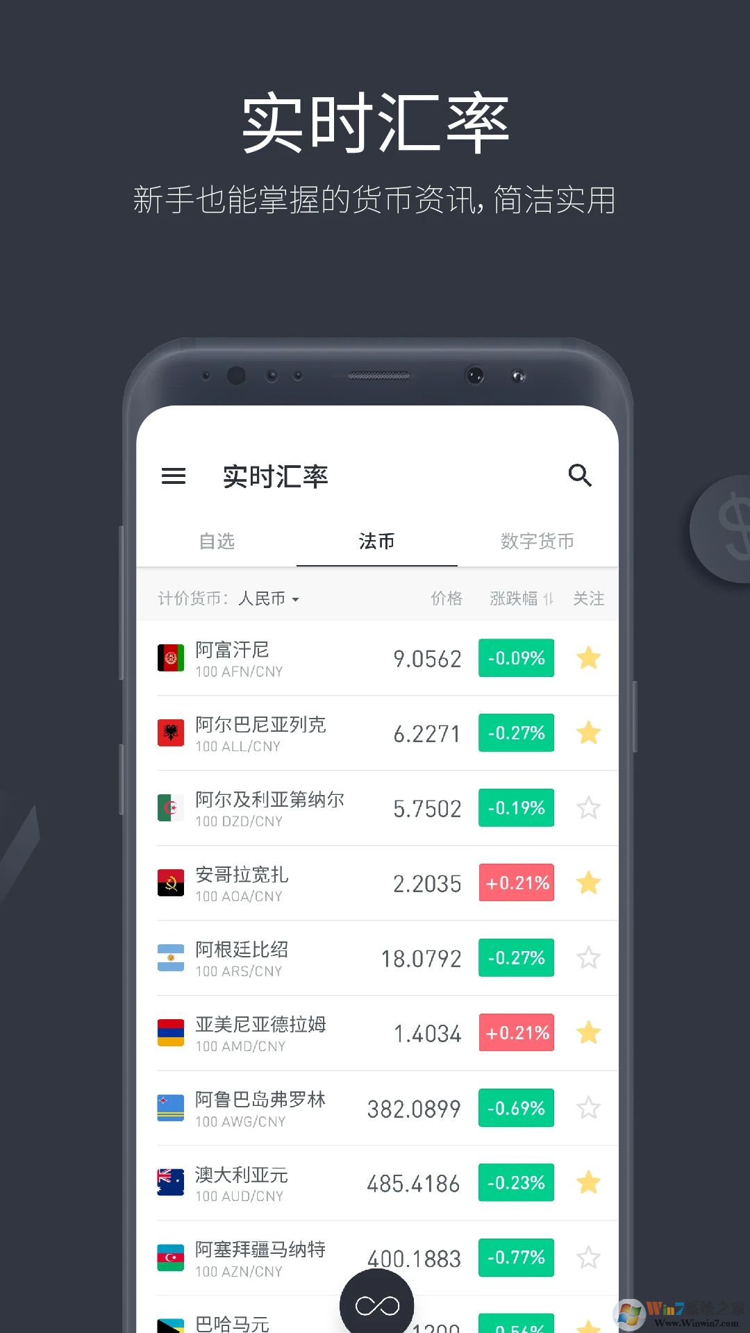 極簡匯率換算工具