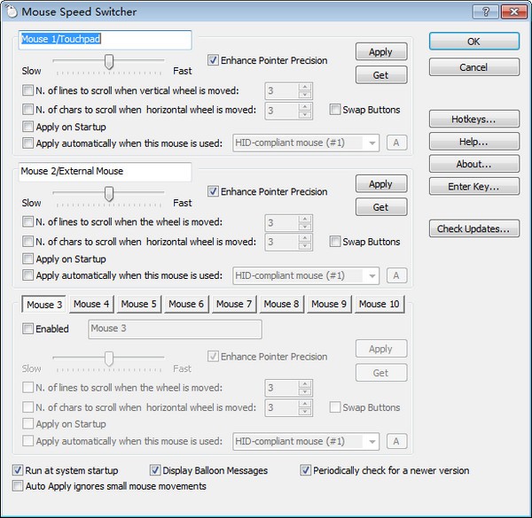  Mouse Speed Switcher(鼠標(biāo)速度切換軟件)