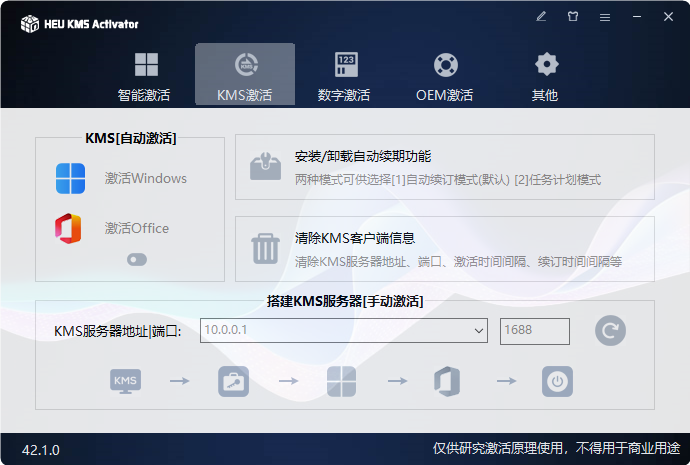 HEU KMS Activator(Windows/office免費(fèi)激活)